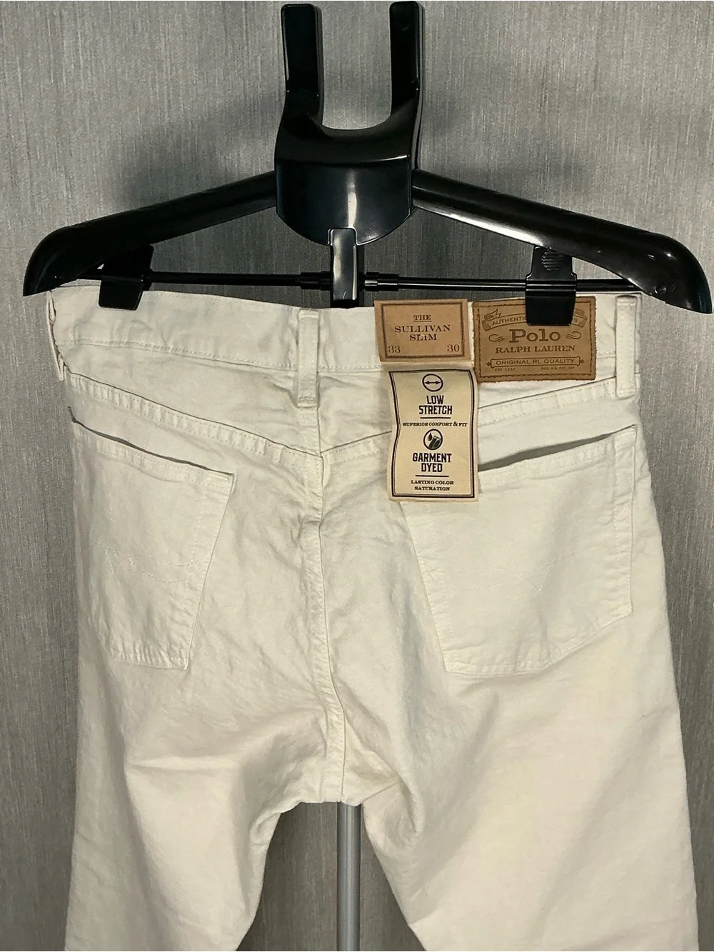 Polo by Ralph Lauren Slim Straight Jeans in Light Beige Size 33X30